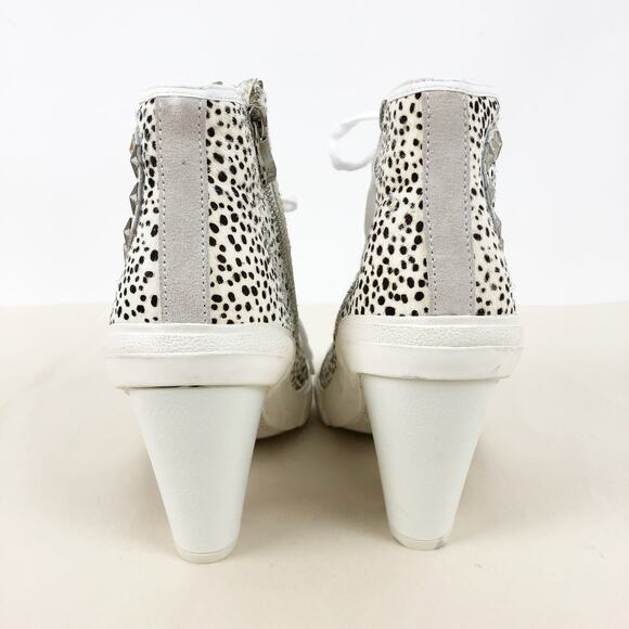 Vintage Havana Womens Wild Chita Remiee Boots 10 White Studded Snakeskin EUC - Picture 6 of 13